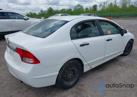 2010 Honda Civic Vp from USA, damaged, VIN 2HGFA1F38AH527846